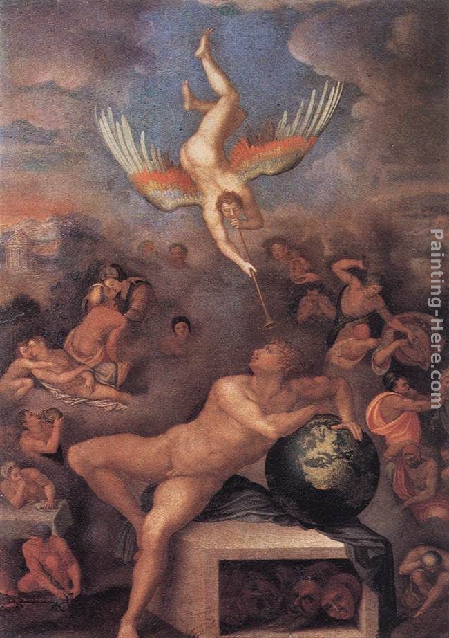 Allegory of Human Life painting - Alessandro Allori Allegory of Human Life art painting